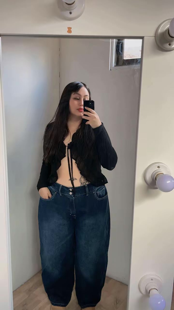 Jeans Baggy Form azul